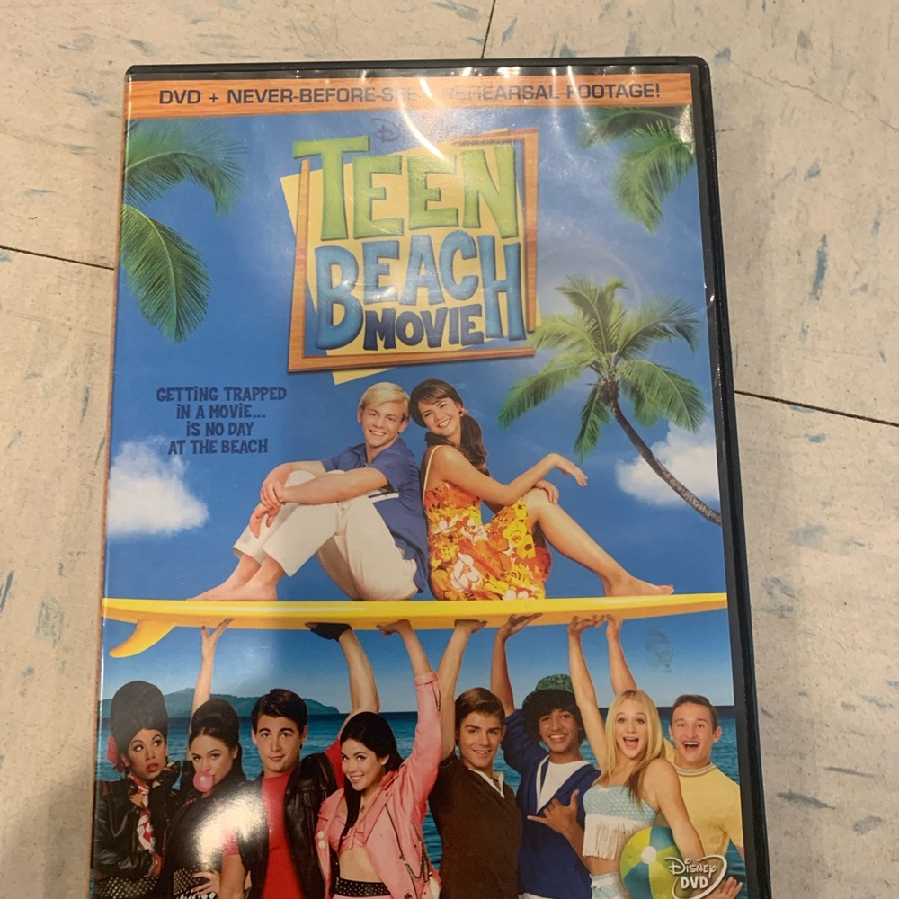 Disney Teen Beach Movie II DVD with Colorful Cover
